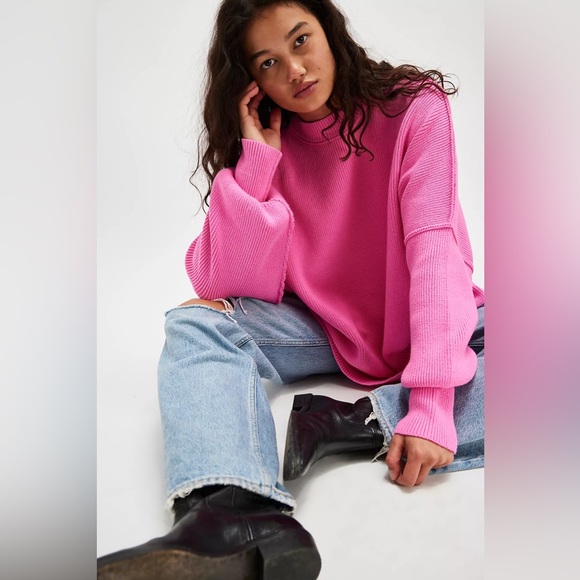 𝓯𝓹 Free People ~ Easy Street Tunic in Dreamy Mulberry - Picture 5 of 12